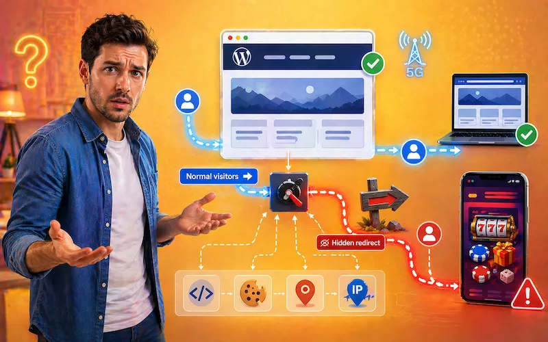 WordPress redirect hack: oorzaak, gevolgen en oplossing
